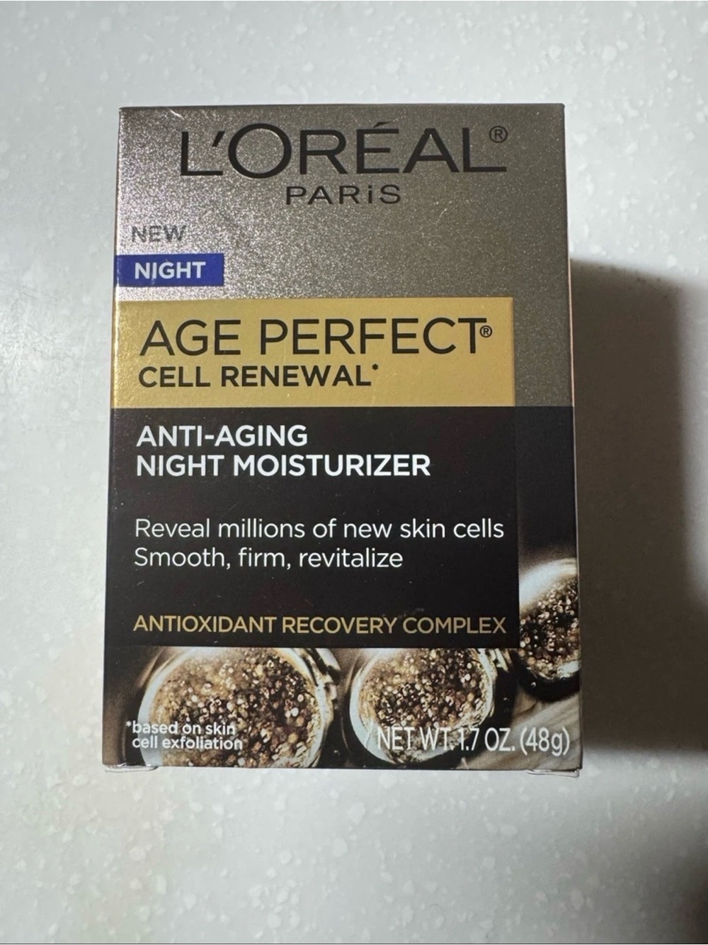 L'Oréal Age Perfect Cell Renewal Anti-Aging Night Moisturizer new